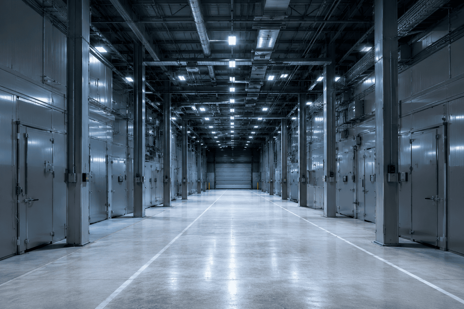 Cold storage energy infrastructure