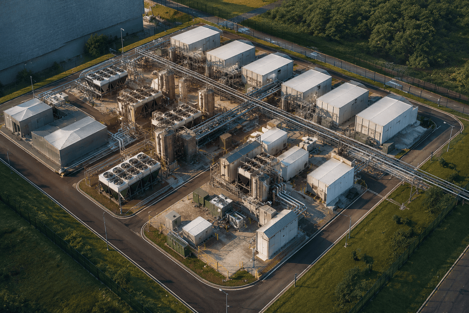 Food processing energy infrastructure