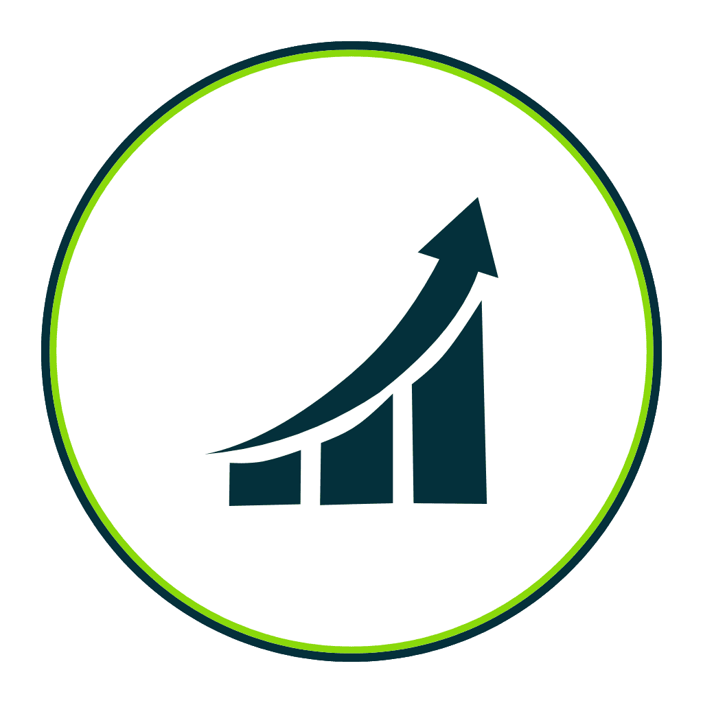 Rising energy cost icon