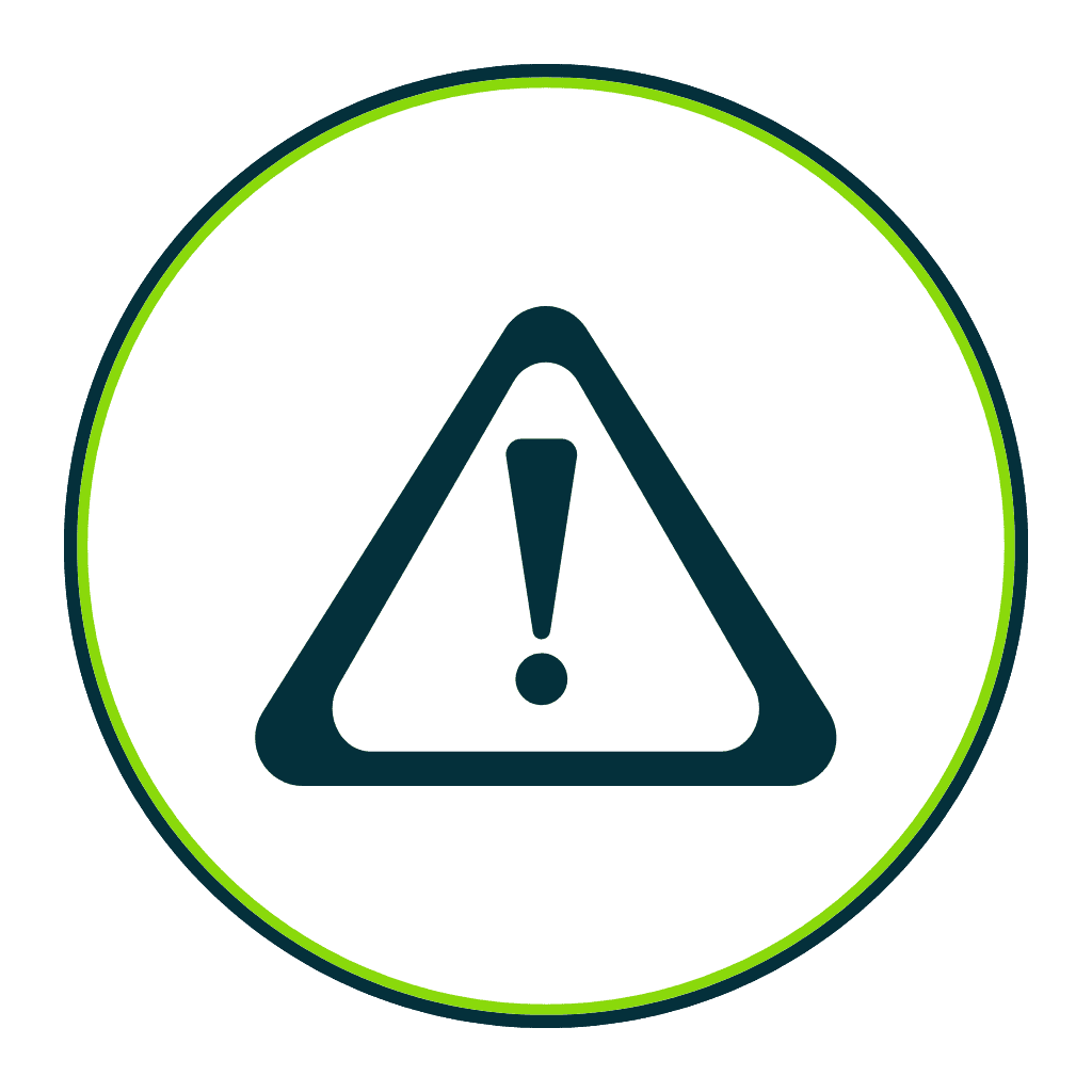 Rising risk icon